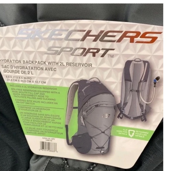 Skechers Sport Hydration Backpack Grey (No Reservoir/Drinking Valve) - Picture 11 of 11